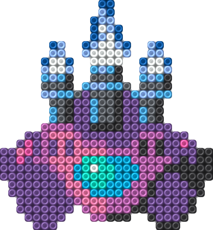 Space Ship Shooter Pixel Art Assets